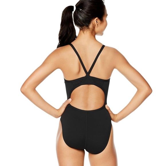 Speedo Women's Swimsuit One Piece Endurance+ Flyback, Black, Size 10/36 - Picture 10 of 13